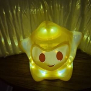Disney Wish Star Amc Exclusive 2023  Popcorn Holder Lights Up Gently Displayed.